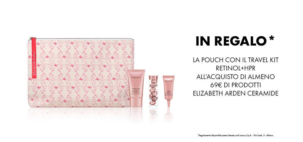 Omaggio Pouch con minitglie con acquisto minimo 69€