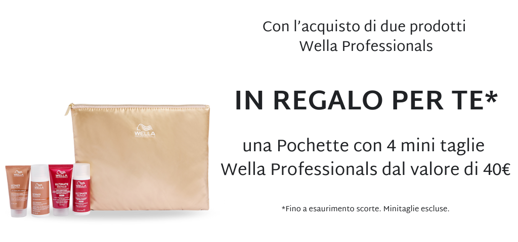 OMAGGIO POCHETTE CON 4 MINITAGLIE WELLA