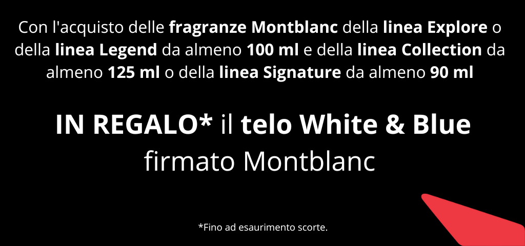in regalo il telo Montblanc