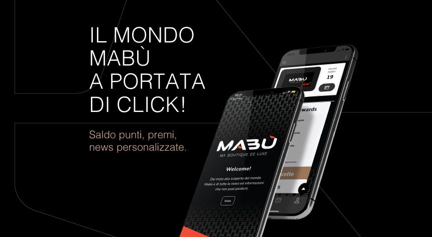 APP Programma fedeltà Mabù Card